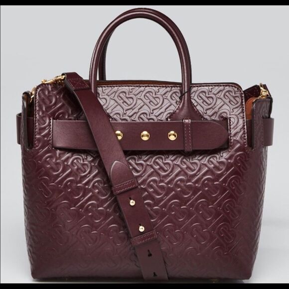 BURBERRY OXFORD EMBOSSED TRIPLE BELT PURSE NWT 1990.00 - Picture 3 of 11